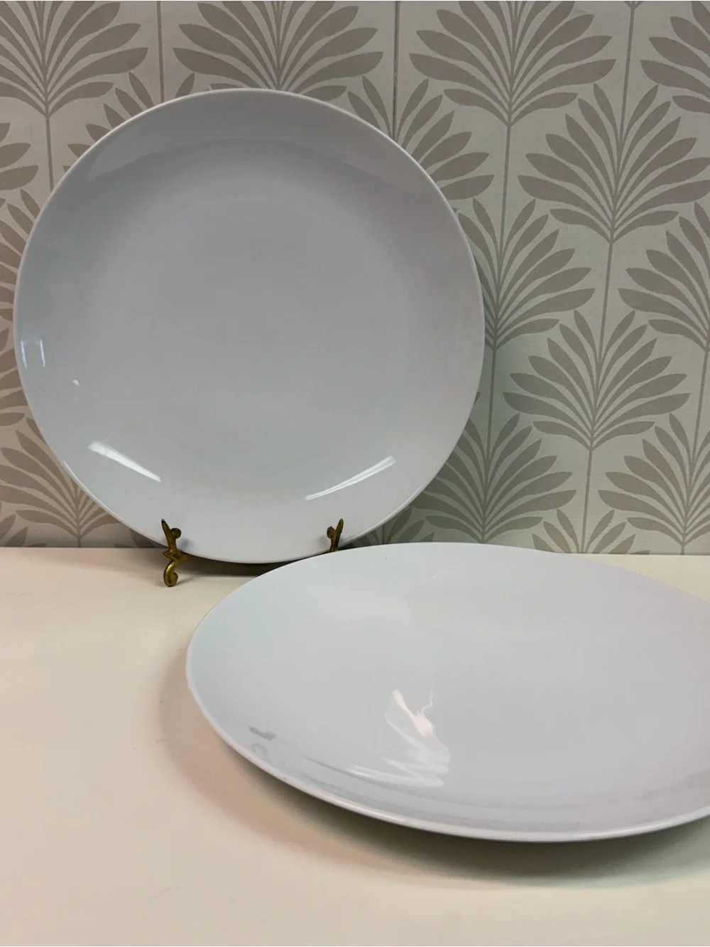 Studio Nova Tivoli White Set of 2 Dinner Plates 11”